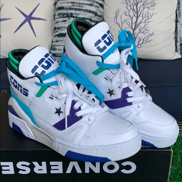 Converse ERX 260 MID Wht/court purple/bold Jade Wm - Picture 2 of 16